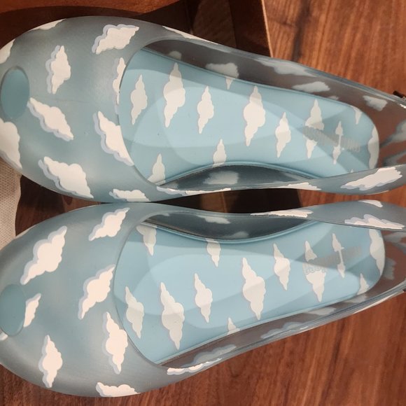 Super rare Mini Melissa cloud ballet flats size 1 brand new in box - Picture 2 of 8